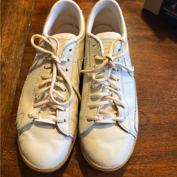 Nike  White and Tan Sneakers - Picture 3 of 3